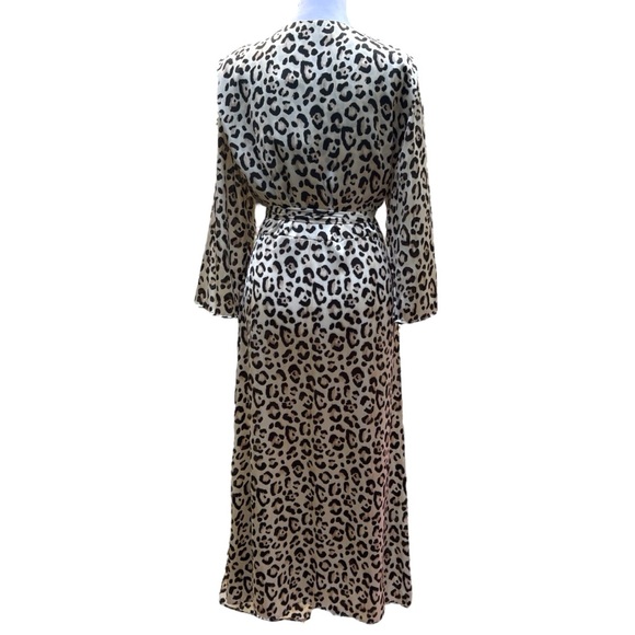 NWT Zara Animal Print Wrap Dress | Large - Picture 8 of 15